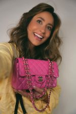 20S Pink Caviar Quilted Classic Flap Small LGHW - Image 2