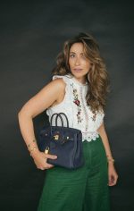 Birkin 25 Bleu Nuit Veau Togo Gold Plated A Stamp - Image 6