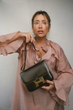 Constance 23 Dark Brown Box Calfskin Gold Plated J Circle Stamp - Image 2