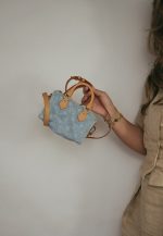 Sky Blue Denim Monogram Nano Speedy - Image 10