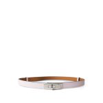 Epsom Kelly Belt Mauve Pale Palladium Hardware B Stamp