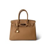 Birkin 30 Biscuit Togo Gold Plated U Stamp
