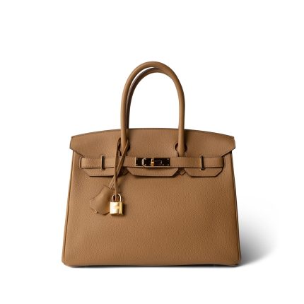 Birkin 30 Biscuit Togo Gold Plated U Stamp