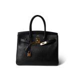 Birkin 30 Black Ardennes Gold Plated [C] Stamp - Image 10
