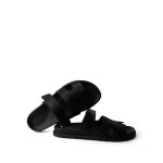 Chypre Sandals Black Calfskin 40.5 / 10.5 US - Image 6