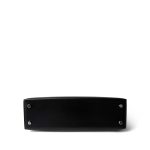 Mini Kelly Sellier Black Box Calfskin Palladium Plated B Stamp - Image 9