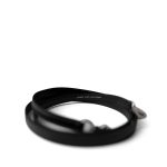 Mini Kelly Sellier Black Box Calfskin Palladium Plated B Stamp - Image 2