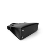 Mini Kelly Sellier Black Box Calfskin Palladium Plated B Stamp - Image 13