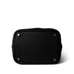 Picotin Lock 18 Black Taurillon Clemence Gold Plated B Stamp - Image 12