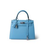 Kelly Sellier 25 Bleu Celeste Palladium Plated U Stamp - Image 10