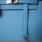 Kelly Sellier 25 Bleu Celeste Palladium Plated U Stamp - Image 9