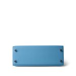 Kelly Sellier 25 Bleu Celeste Palladium Plated U Stamp - Image 7