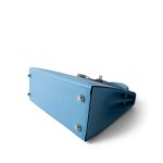 Kelly Sellier 25 Bleu Celeste Palladium Plated U Stamp - Image 6