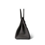 Birkin 30 Gris Meyer Togo Palladium Plated B Stamp - Image 6