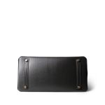 Birkin 35 Dark Grey Box Calfskin Gold Plated [F] Stamp - Image 6