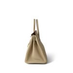 Birkin 25 Parchemin / Light Beige Togo Palladium Plated M Square Stamp - Image 8