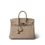 Birkin 25 Trench Togo Gold Plated A Stamp
