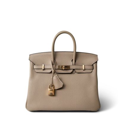 Birkin 25 Trench Togo Gold Plated A Stamp