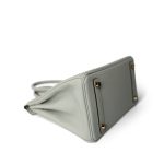 Birkin 25 Gris Neve Togo Leather Gold Hardware B Stamp - Image 15