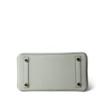 Birkin 25 Gris Neve Togo Leather Gold Hardware B Stamp - Image 9