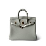 Birkin 25 Gris Neve Togo Leather Gold Hardware B Stamp - Image 22