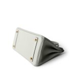 Birkin 25 Gris Neve Togo Leather Gold Hardware B Stamp - Image 17