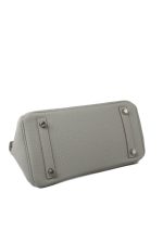 Birkin 25 Gris Perle Togo Leather Palladium Hardware Z Stamp - Image 5