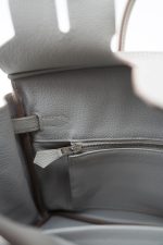 Birkin 25 Gris Perle Togo Leather Palladium Hardware Z Stamp - Image 17