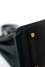 Birkin 25 Vert Cyprès Veau Togo Leather Gold Plated C Stamp - Image 15