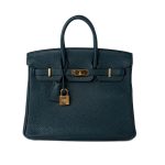 Birkin 25 Vert Cyprès Veau Togo Leather Gold Plated C Stamp