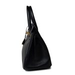Birkin 30 Black Veau Epsom Leather Gold Plated N Stamp - Image 7