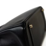 Birkin 30 Black Veau Epsom Leather Gold Plated N Stamp - Image 17