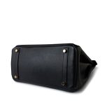 Birkin 30 Black Veau Epsom Leather Gold Plated N Stamp - Image 18