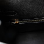 Birkin 30 Black Veau Epsom Leather Gold Plated N Stamp - Image 12