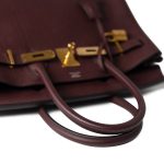 Birkin 30 Bordeaux Veau Togo Leather Gold Plated Hardware A Stamp - Image 4