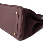 Birkin 30 Bordeaux Veau Togo Leather Gold Plated Hardware A Stamp - Image 9