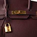 Birkin 30 Bordeaux Veau Togo Leather Gold Plated Hardware A Stamp - Image 13