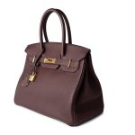 Birkin 30 Bordeaux Veau Togo Leather Gold Plated Hardware A Stamp - Image 16