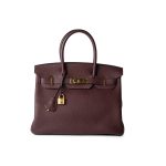 Birkin 30 Bordeaux Veau Togo Leather Gold Plated Hardware A Stamp - Image 18