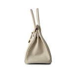 Birkin 30 Craie Veau Epsom Leather Gold Plated C Stamp - Image 2