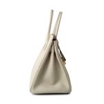 Birkin 30 Craie Veau Epsom Leather Gold Plated C Stamp - Image 15