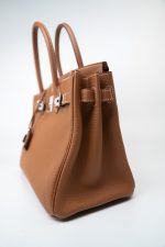 Birkin 30 Gold Veau Togo Leather Palladium Plated Hardware R - Image 16