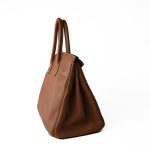 Birkin 30 Gold Veau Togo Palladium Plated Y Stamp - Image 5