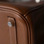 Birkin 30 Gold Veau Togo Palladium Plated Y Stamp - Image 18