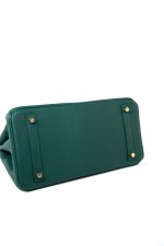 Birkin 30 Malachite Veau Togo Leather Gold Plated Hardware 2020 Y - Image 8