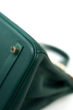 Birkin 30 Malachite Veau Togo Leather Gold Plated Hardware 2020 Y - Image 10
