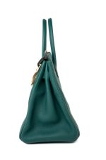 Birkin 30 Malachite Veau Togo Leather Gold Plated Hardware 2020 Y - Image 16