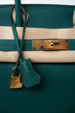 Birkin 30 Malachite Veau Togo Leather Gold Plated Hardware 2020 Y - Image 19