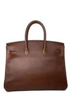 Birkin 35 Brown Ardennes Leather Gold Plated Z Circle Stamp - Image 14