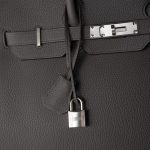 Birkin 35 Etain Veau Togo Leather Palladium Plated 2017 A - Image 16